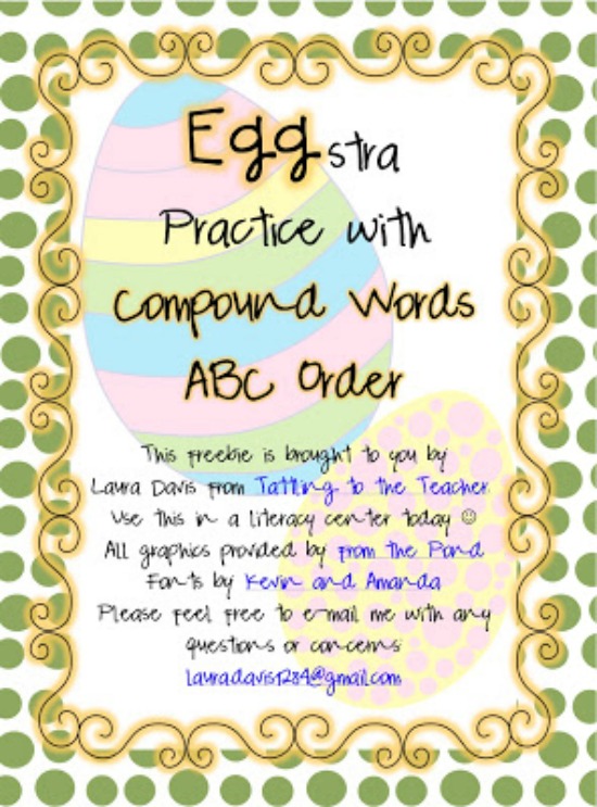 3 spring alphabetical order downloads for first grade teach junkie
