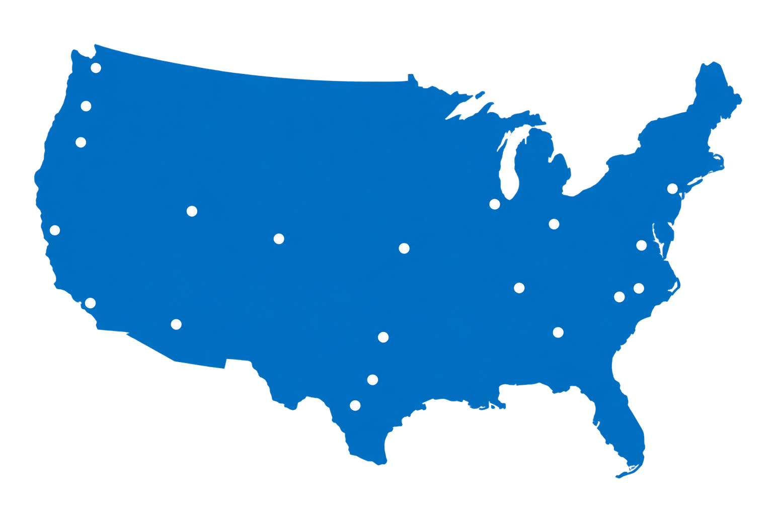 ProSource major market coverage map