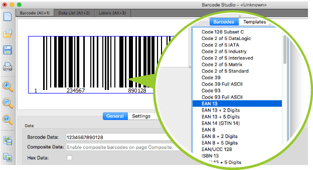 Best upc and ean barcode services worldwide. Barcode Studio Barcode Generator Software For Apple Macos Mac Os X