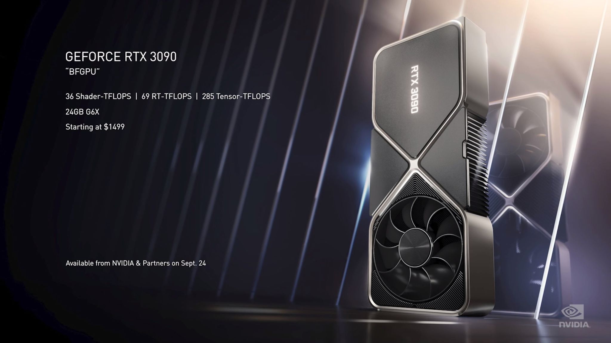 NVIDIA GeForce RTX 30 Series Graphics Cards Announced, Price Starts At $499