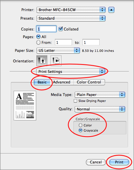 Free £10 credit with hp instant ink subscriptions at hp. Mac: Print from Any Application in Black and White (Grayscale)