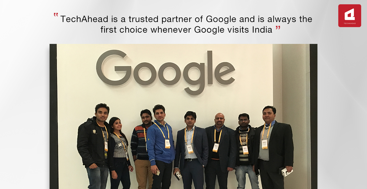 Google android developer team visit at techahead