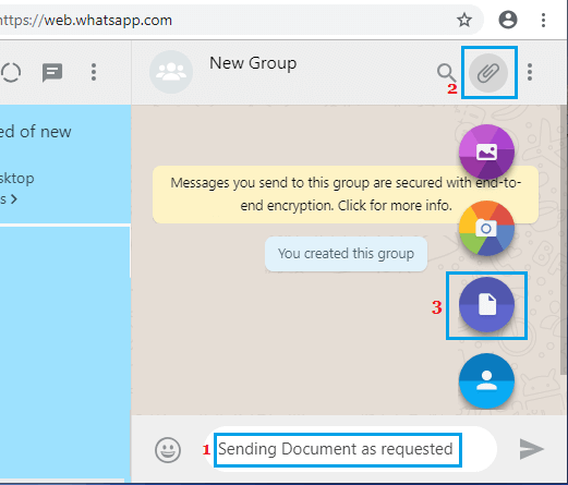 How To Attach Files From Computer To Whatsapp Message