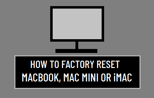 How to Factory Reset MacBook, Mac Mini or iMac