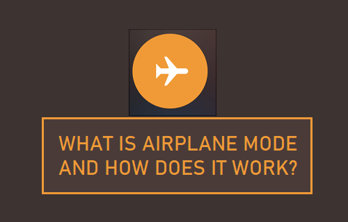 27/06/2018 · how to turn on airplane mode in the settings app. What Is Airplane Mode And How Does It Work