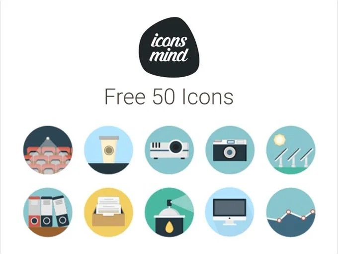 Iconsmind 50 Free Icons (Custom) TechClient