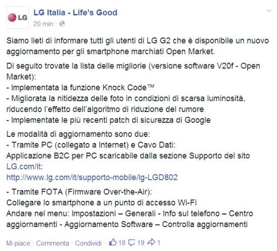 Update G2