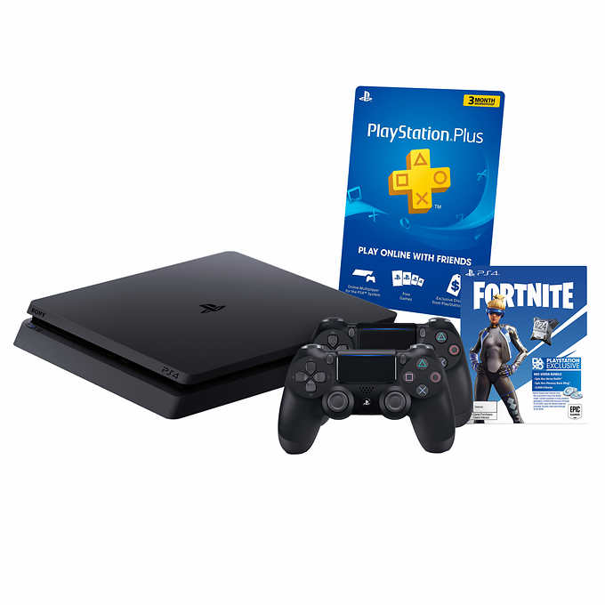 Sony PlayStation Slim 1TB System with Additional DualShock 4 Controller