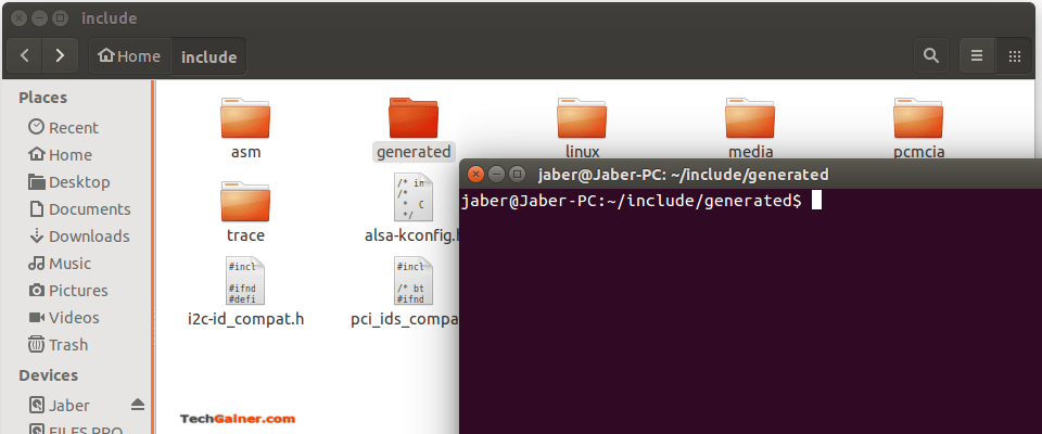Terminal directly pointing to desired directory