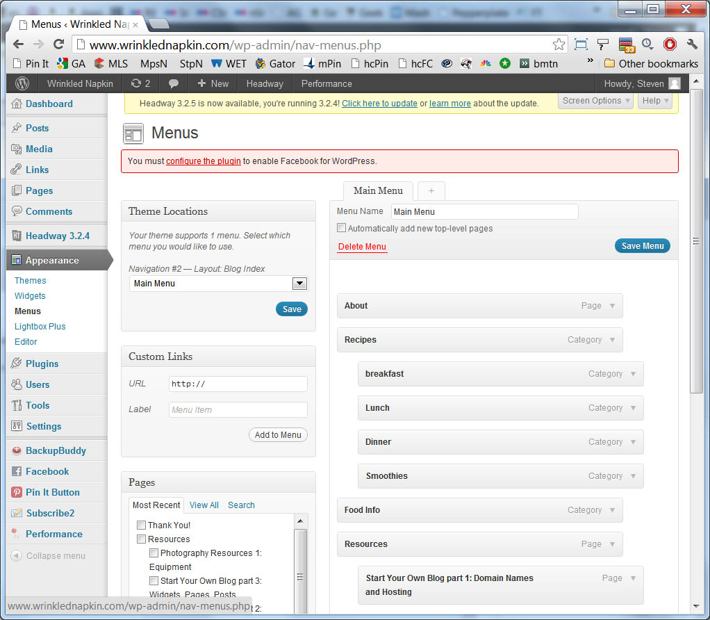 You will also learn how to create sub categories and . Starting Your Own Blog Part 8: WordPress Pages and Menus | TechieFather