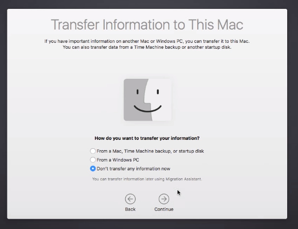 First macOS Sierra Boot 5