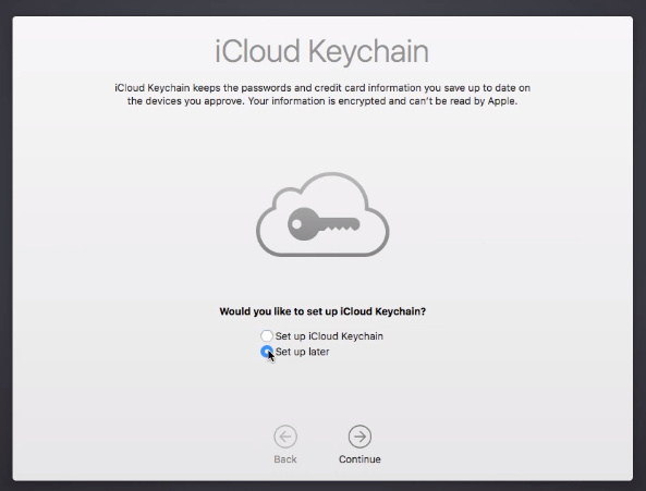 First macOS Sierra Boot 9