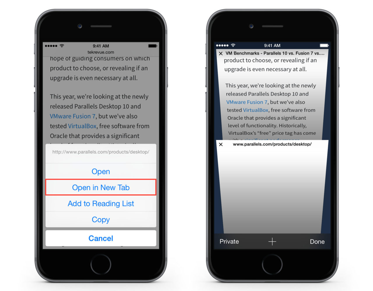 How to Open Links in the Background in iOS 8 Safari