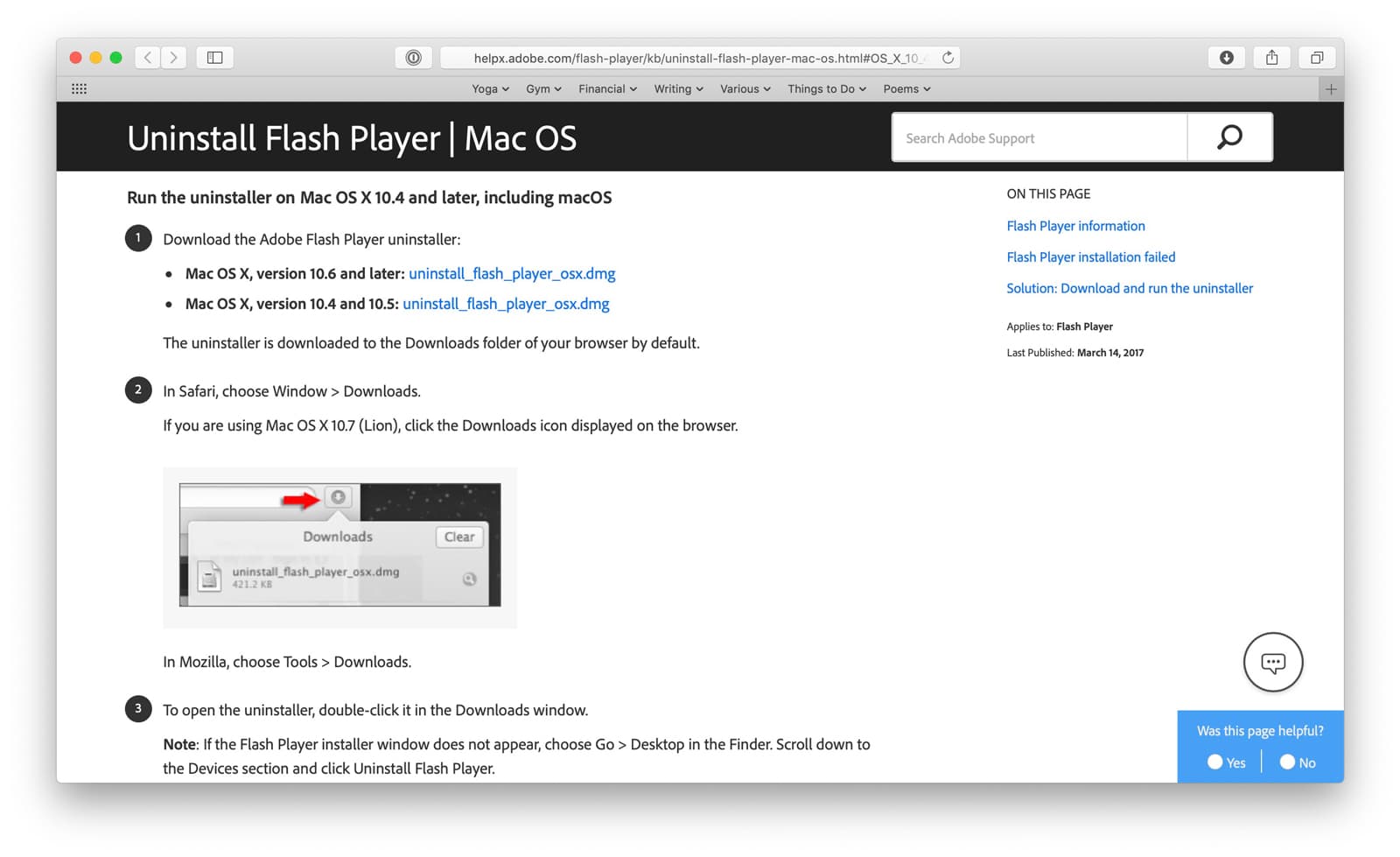 Flash download mac