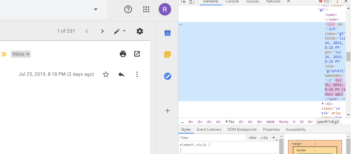 inspect3 можно ли отправить письмо по электронной почте задним числом
