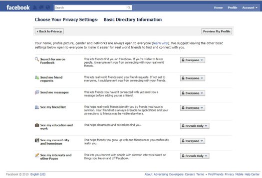 Image result for facebook information about me