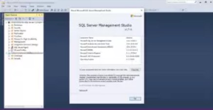 SQL Server Management Studio V17.6