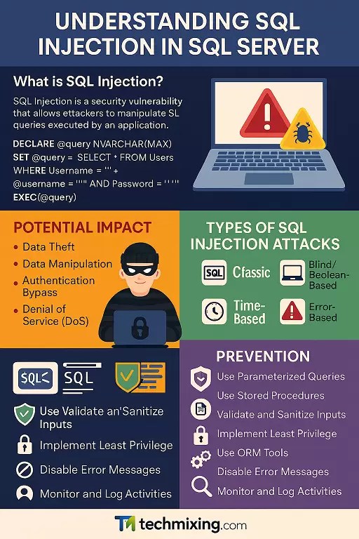Sql Injection In Sql Server