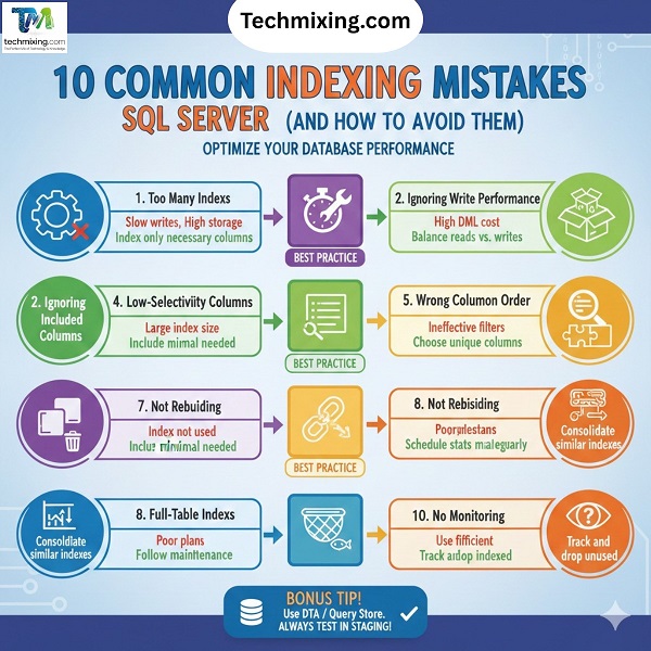 Common Indexing Mistakes In Sql Server