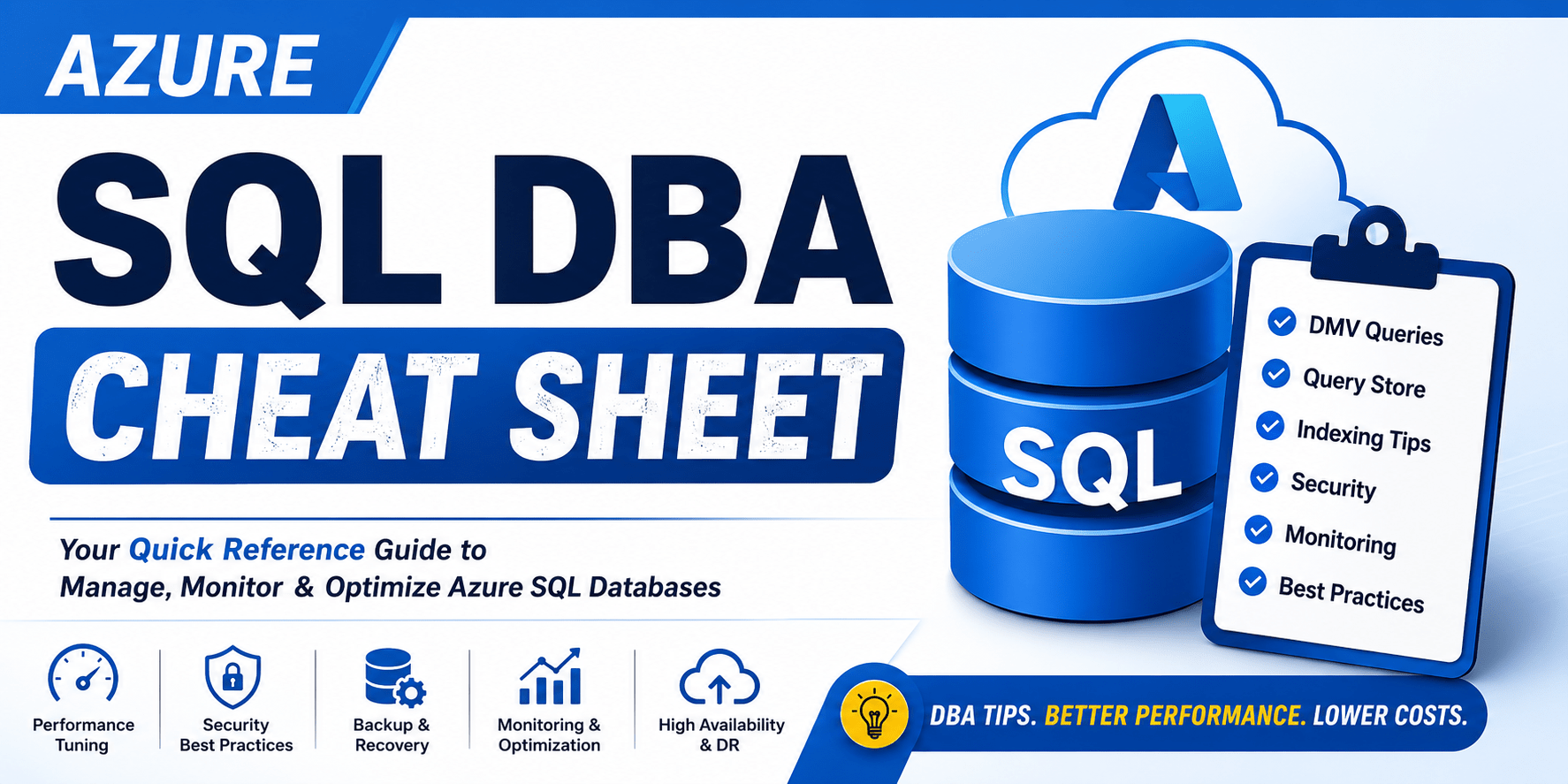 Azure Sql Dba Cheat Sheet Guide
