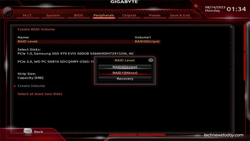 How To Configure RAID On Gigabyte Motherboard (12) How To Configure RAID On Gigabyte Motherboard (12)