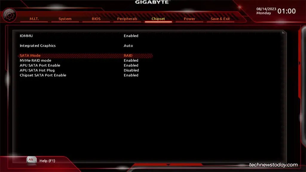 How To Configure RAID On Gigabyte Motherboard (2) How To Configure RAID On Gigabyte Motherboard (2)
