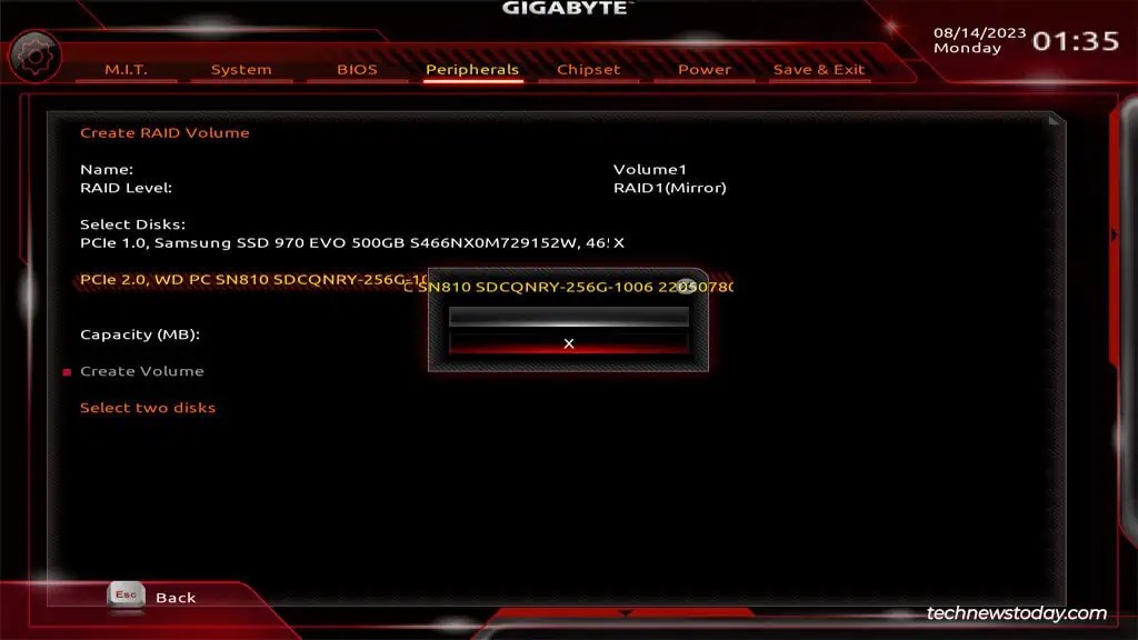 How To Configure RAID On Gigabyte Motherboard (13) How To Configure RAID On Gigabyte Motherboard (13)