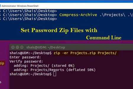 How To Set Password Zip Files With Command In All Os Technig