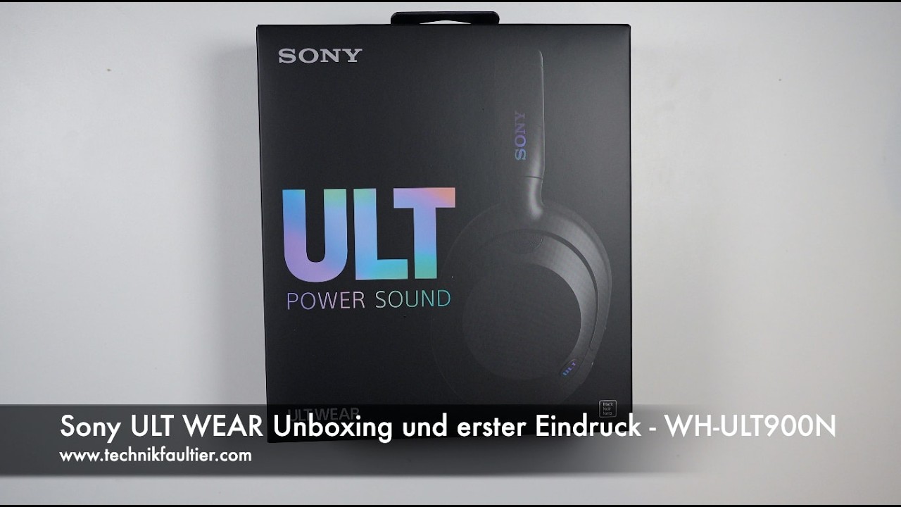 Sony ULT WEAR 開封と第一印象 – WH-ULT900N – テクノロジー ナマケモノ