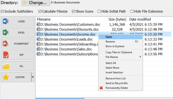 Vovsoft Document Manager UI
