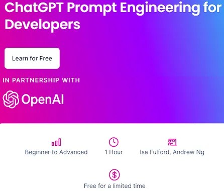 ChatGPT Prompt Engineering Free Course