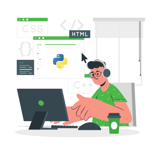 Hire Python Developer Technoduce Info Solutions - Vintage Illustration Collection - 4K Quality