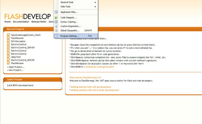 Open Source Flash Programming Tutorial - Tutorials - Techno Gumbo