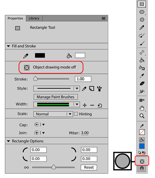 Object Drawing Mode In Animate Cc Technokids Blog