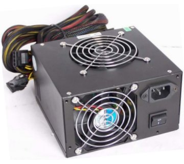 A typical ATX power supply unit