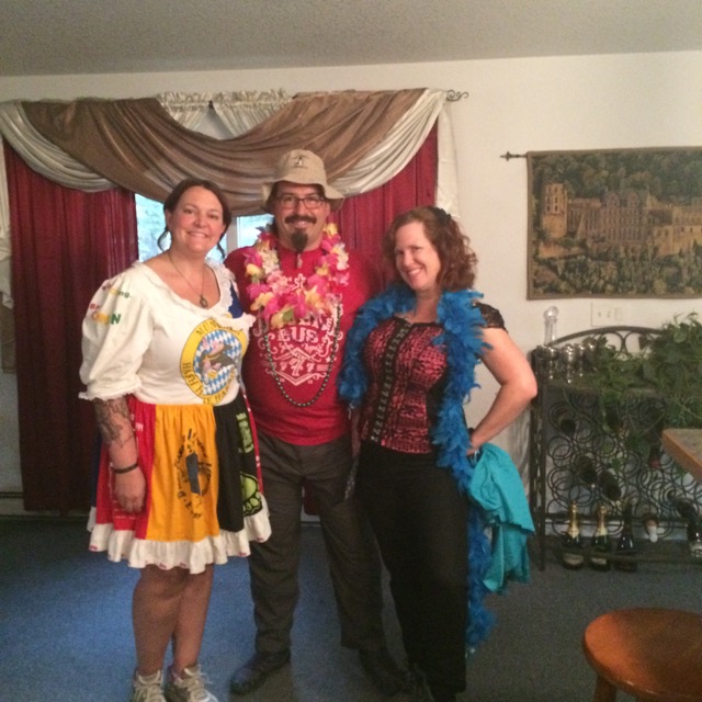 Our host Katie joins us for the run!