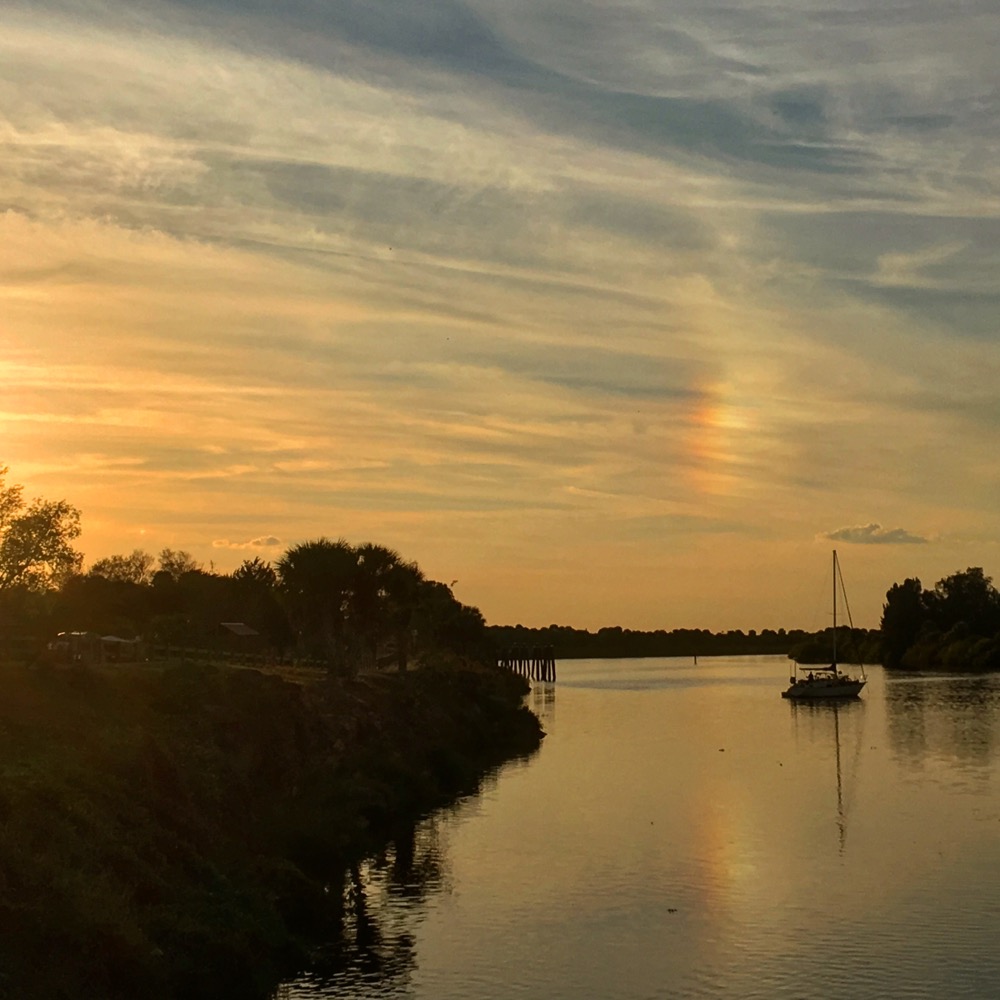 Anchored for the night
