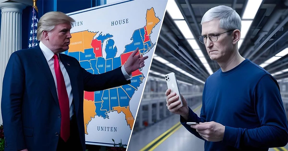 ทรัมป์เชื่อมั่น Apple ย้ายมา ผลิต iPhone ในสหรัฐฯ ได้ หลังประกาศขึ้นภาษีนำเข้าจากจีน 104%