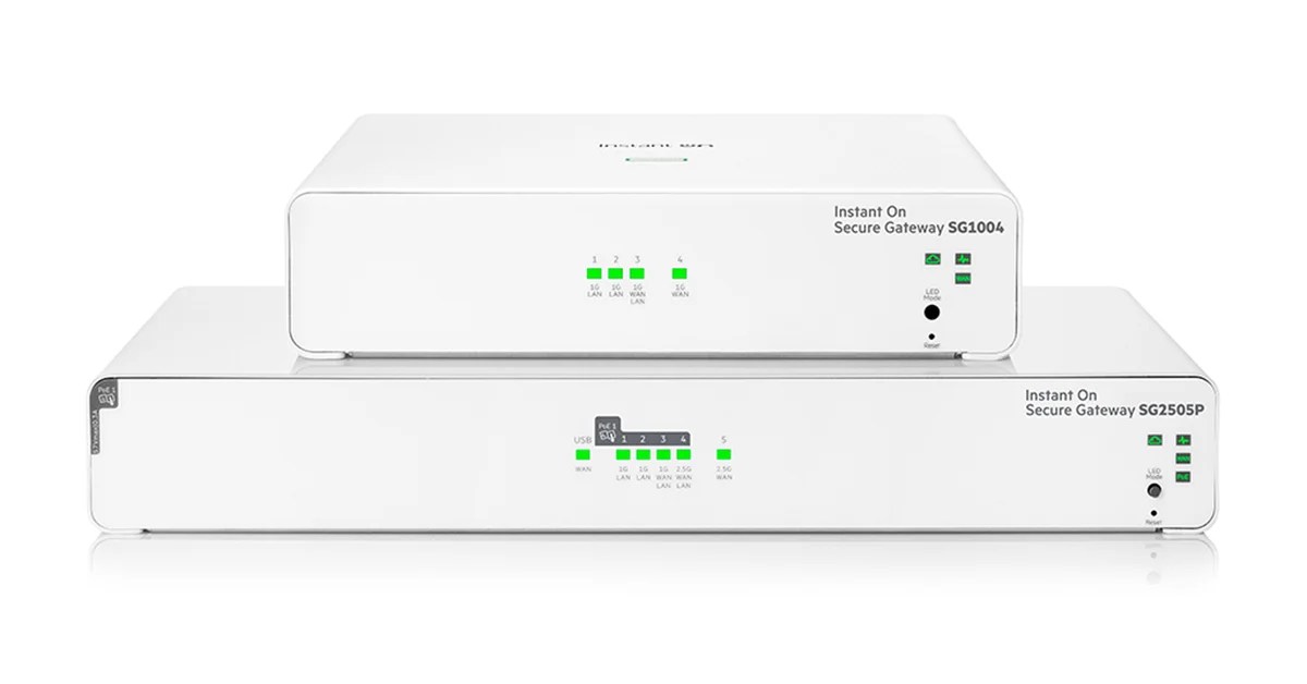 HPE Instant On Secure Gateway