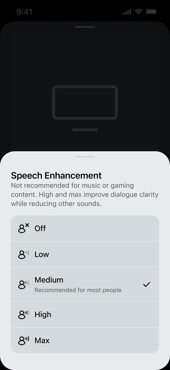 Sonos Speech Enhancement