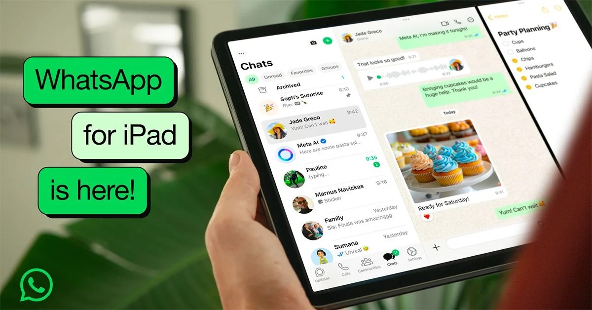 WhatsApp iPad