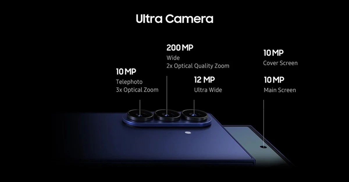 Galaxy Z Fold7 200MP