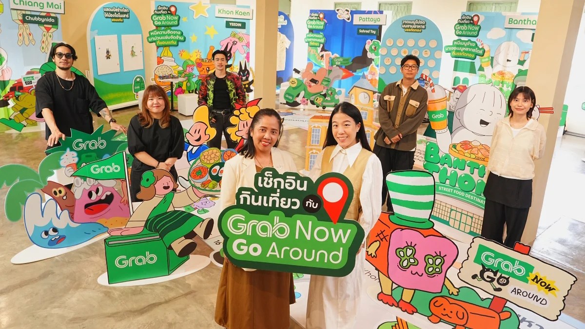 แกร็บ ผนึก ททท. เปิดโปรเจกต์ "เช็กอินกินเที่ยว" ดึง 5 ศิลปินสร้างอาร์ตเดสติเนชั่นใหม่