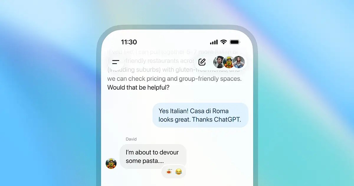 ChatGPT แชทกลุ่ม