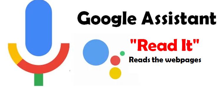 Google Assistant Read It