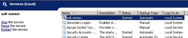 Salt Stack Windows Patching Example