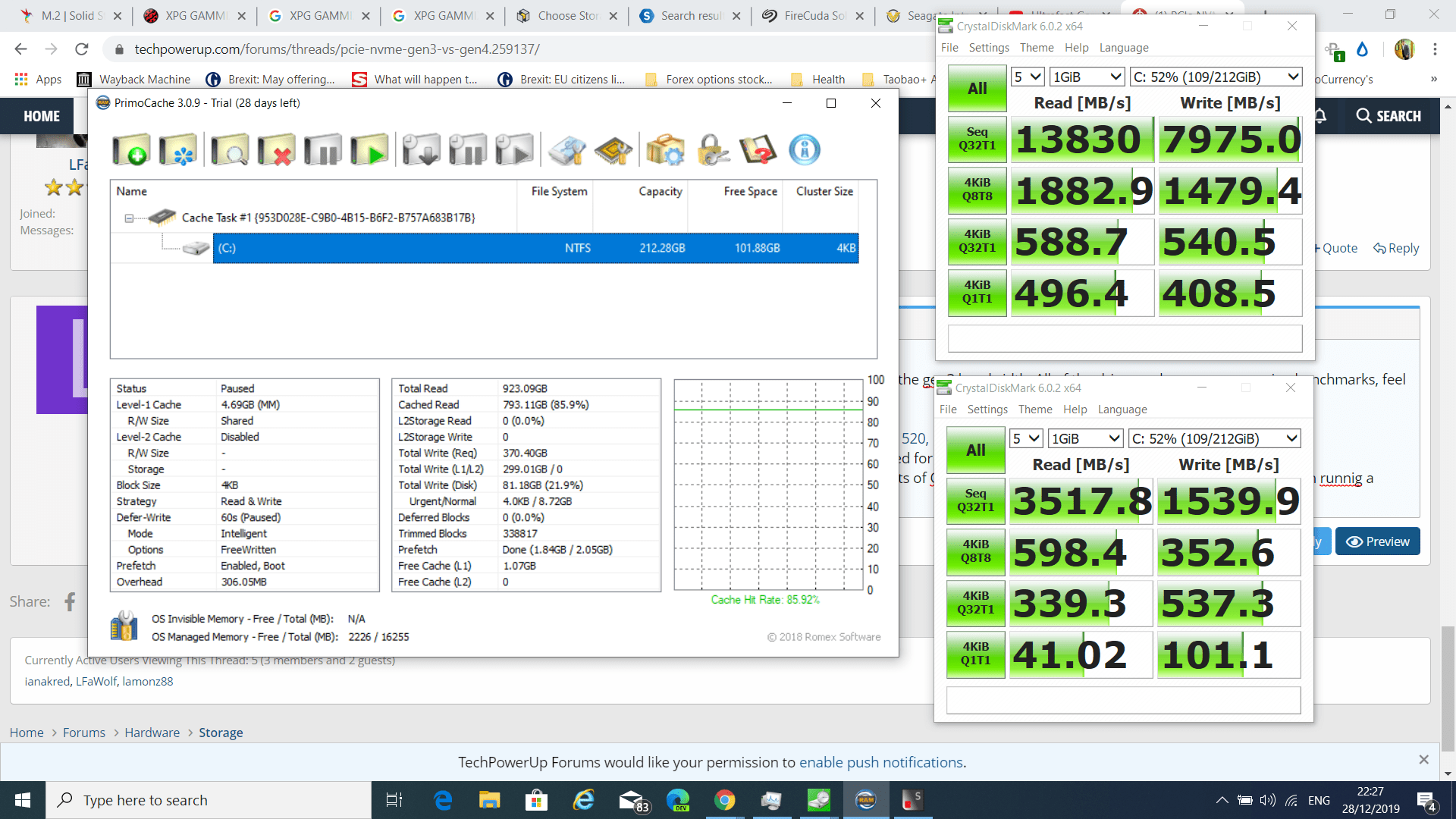 I would just like to point out that for that there are faster nvme ssds on the market from sabrent and samsung for about the same price or just buy a significantly cheaper gen3 ssd that is slightly slower. Pcie Nvme Gen3 Vs Gen4 Techpowerup Forums