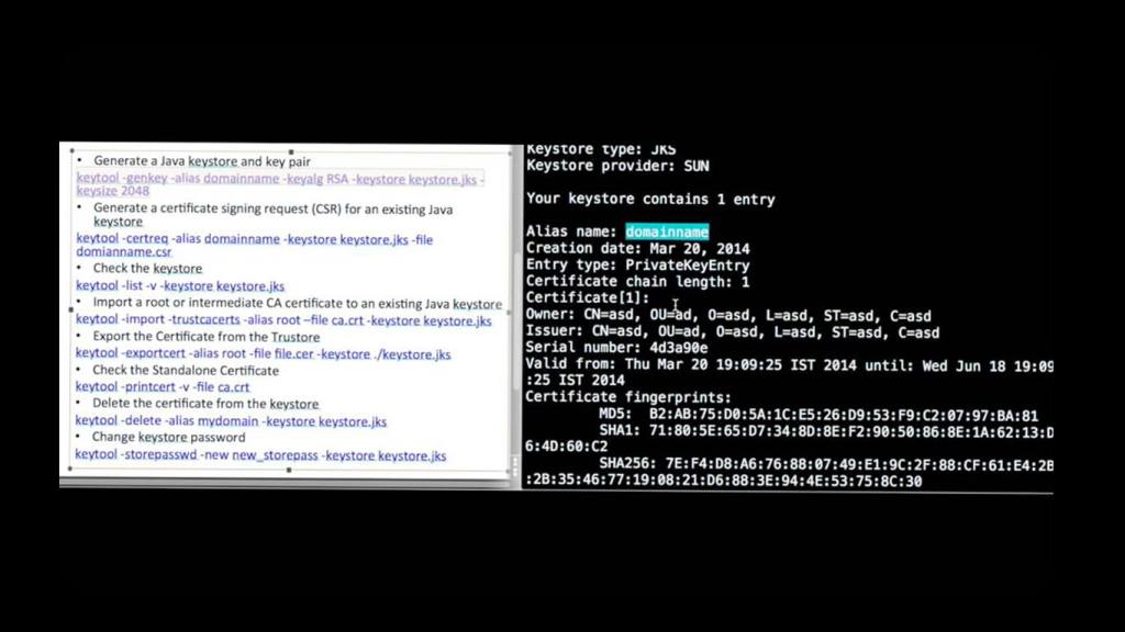 Java Keytool Keystore Commands Tech Quintal