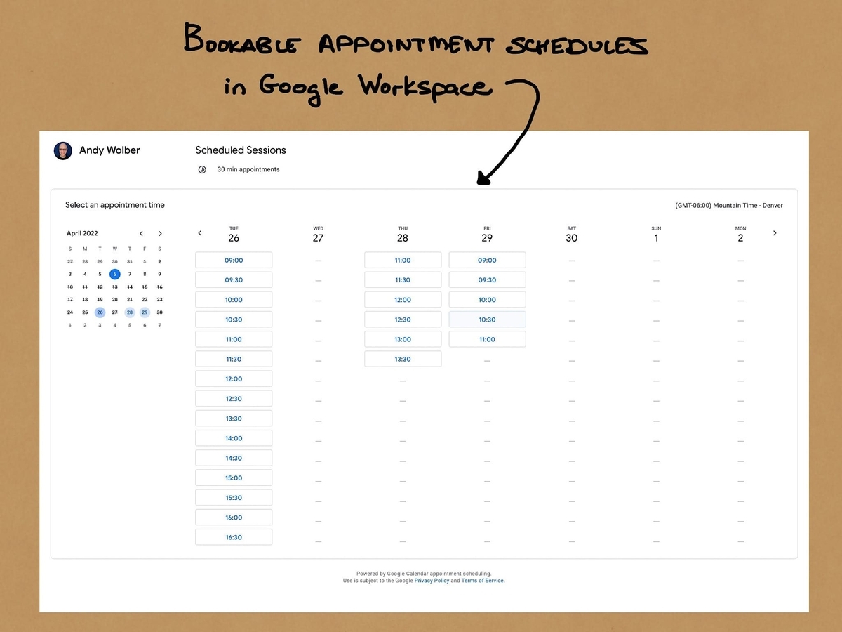 Appointment Sign Up Sheet Template