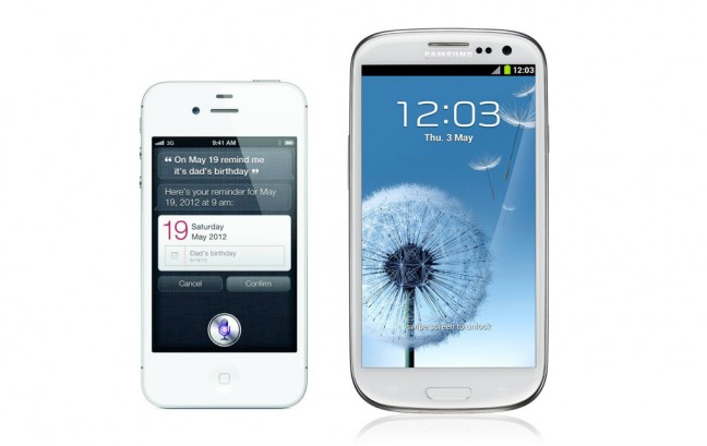 iPhone 5 versus Samsung S3